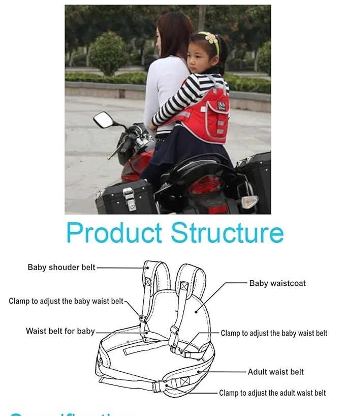 Baby Safety Harness for Motorbike / Scooter