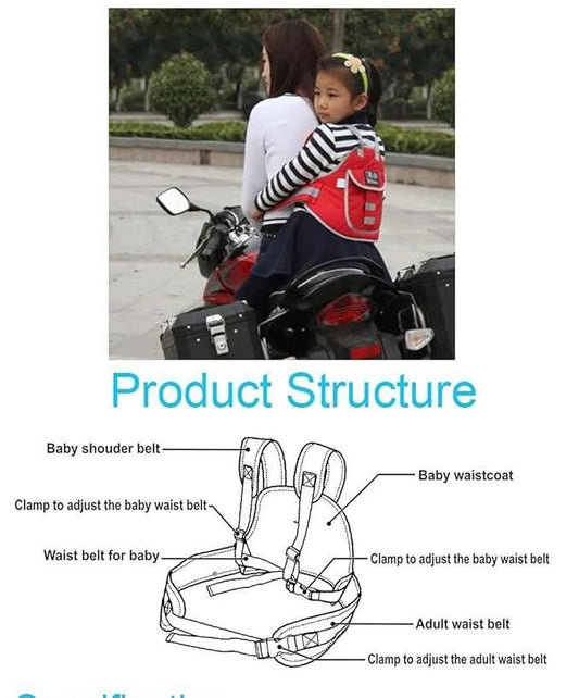 Baby Safety Harness for Motorbike / Scooter